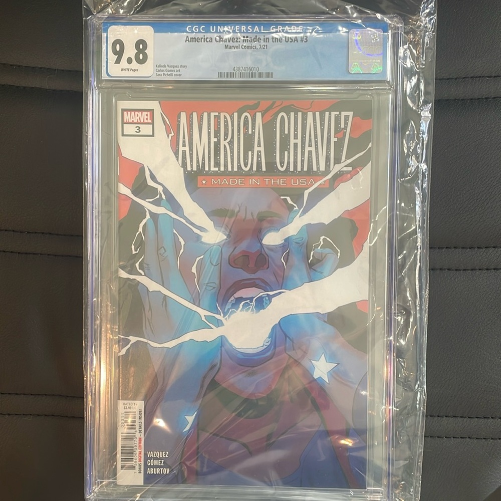 Marvel CGC Graded 9.8 America Chavez: Made in the USA #3 / 1st App. of her Sis